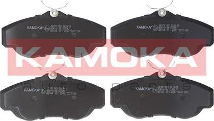 Kamoka JQ101190 - Тормозные колодки, дисковые, комплект unicars.by