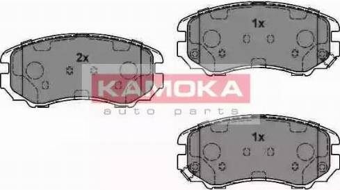 Kamoka JQ101142 - Тормозные колодки, дисковые, комплект unicars.by