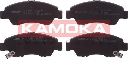 Kamoka JQ1011554 - Тормозные колодки, дисковые, комплект unicars.by