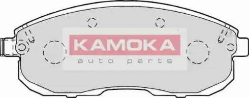 Kamoka JQ101106 - Тормозные колодки, дисковые, комплект unicars.by