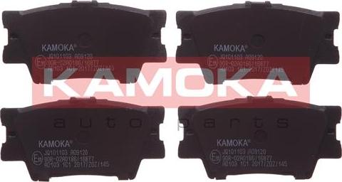 Kamoka JQ101103 - Тормозные колодки, дисковые, комплект unicars.by