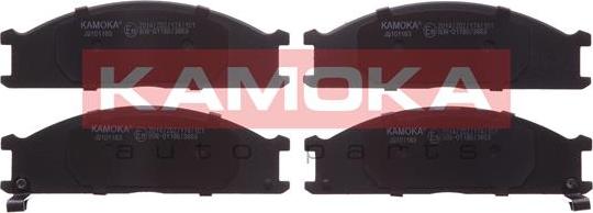 Kamoka JQ101183 - Тормозные колодки, дисковые, комплект unicars.by