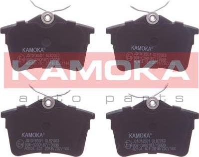 Kamoka JQ1018501 - Тормозные колодки, дисковые, комплект unicars.by