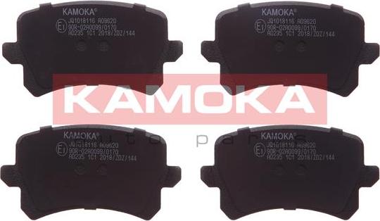 Kamoka JQ1018116 - Тормозные колодки, дисковые, комплект unicars.by