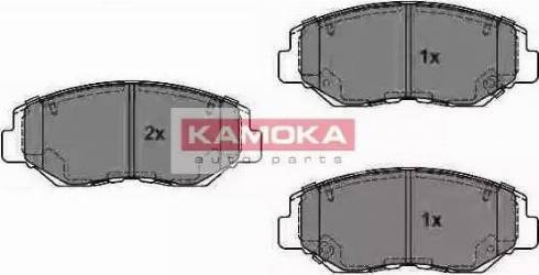 Kamoka JQ1018296 - Тормозные колодки, дисковые, комплект unicars.by