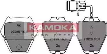 Kamoka JQ1013420 - Тормозные колодки, дисковые, комплект unicars.by