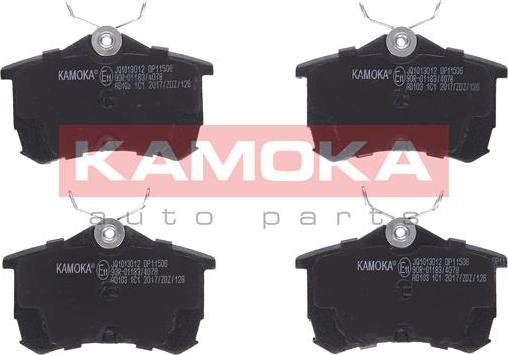 Kamoka JQ1013012 - Тормозные колодки, дисковые, комплект unicars.by