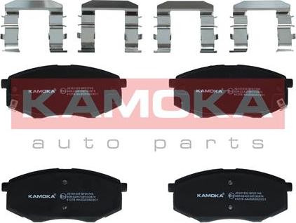 Kamoka JQ101333 - Тормозные колодки, дисковые, комплект unicars.by