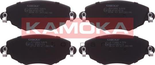 Kamoka JQ1012850 - Тормозные колодки, дисковые, комплект unicars.by