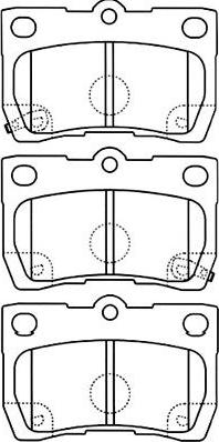 Kavo Parts BP-9099 - Тормозные колодки, дисковые, комплект unicars.by