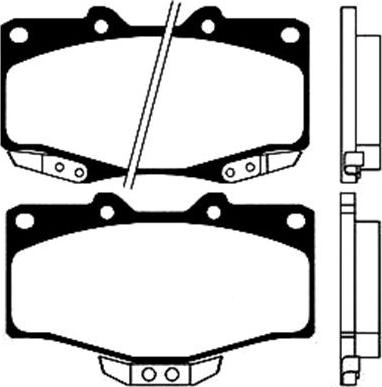 Kavo Parts BP-9045 - Тормозные колодки, дисковые, комплект unicars.by