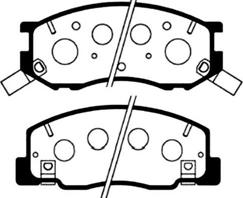 Kavo Parts BP-9041 - Тормозные колодки, дисковые, комплект unicars.by