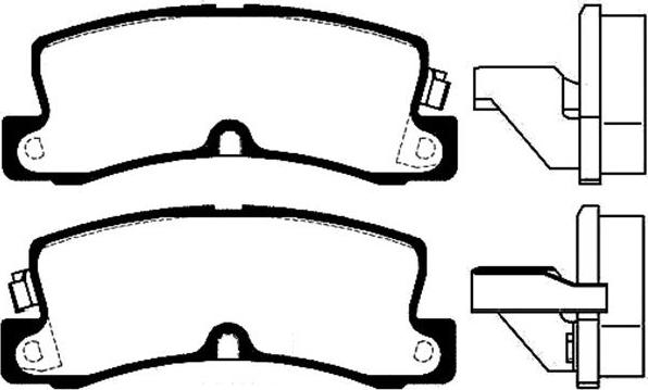 Kavo Parts BP-9050 - Тормозные колодки, дисковые, комплект unicars.by