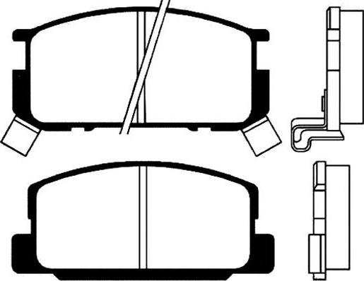 Kavo Parts BP-9009 - Тормозные колодки, дисковые, комплект unicars.by