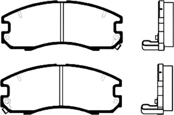 Kavo Parts BP-9013 - Тормозные колодки, дисковые, комплект unicars.by