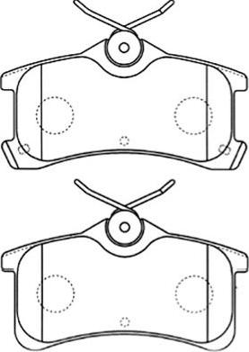 Kavo Parts BP-9081 - Тормозные колодки, дисковые, комплект unicars.by