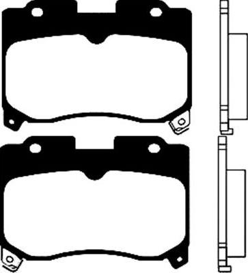 Kavo Parts BP-9034 - Тормозные колодки, дисковые, комплект unicars.by