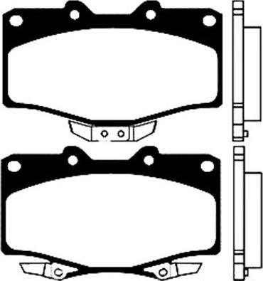 Kavo Parts BP-9036 - Тормозные колодки, дисковые, комплект unicars.by