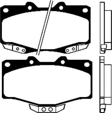 Kavo Parts BP-9025 - Тормозные колодки, дисковые, комплект unicars.by