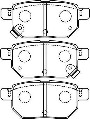 Kavo Parts BP-9148 - Тормозные колодки, дисковые, комплект unicars.by