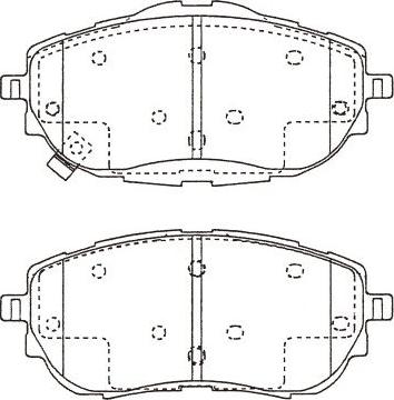 Kavo Parts BP-9150 - Тормозные колодки, дисковые, комплект unicars.by