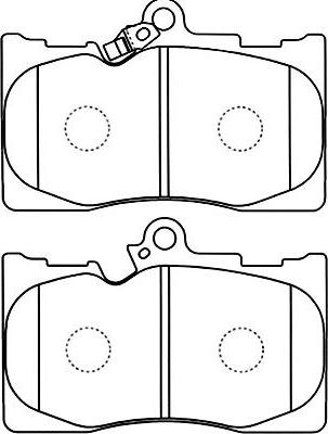 Kavo Parts BP-9102 - Тормозные колодки, дисковые, комплект unicars.by