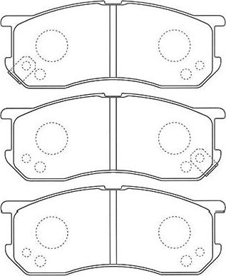 Kavo Parts BP-9119 - Тормозные колодки, дисковые, комплект unicars.by