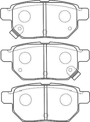 Kavo Parts BP-9110 - Тормозные колодки, дисковые, комплект unicars.by