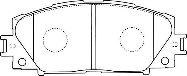 Kavo Parts BP-9112 - Тормозные колодки, дисковые, комплект unicars.by