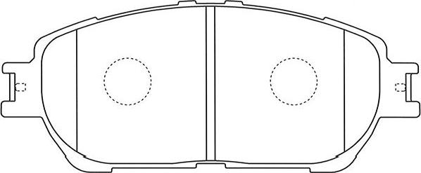 Kavo Parts BP-9130 - Тормозные колодки, дисковые, комплект unicars.by