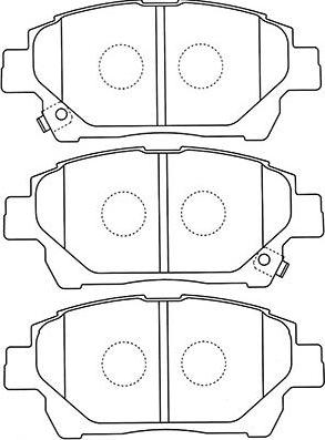 Kavo Parts BP-9120 - Тормозные колодки, дисковые, комплект unicars.by