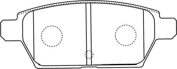 Kavo Parts BP-4568 - Тормозные колодки, дисковые, комплект unicars.by