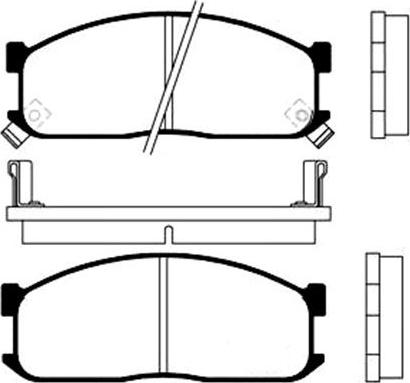 Kavo Parts BP-4514 - Тормозные колодки, дисковые, комплект unicars.by