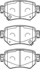 Kavo Parts BP-4588 - Тормозные колодки, дисковые, комплект unicars.by