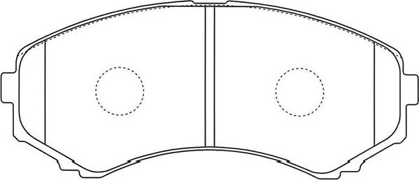 Kavo Parts BP-4575 - Тормозные колодки, дисковые, комплект unicars.by