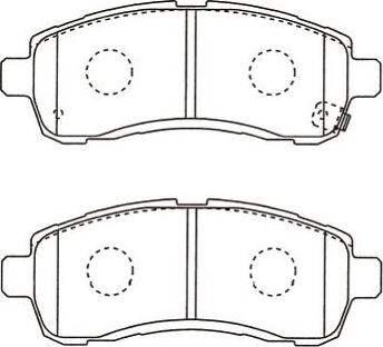 Kavo Parts BP-4576 - Тормозные колодки, дисковые, комплект unicars.by