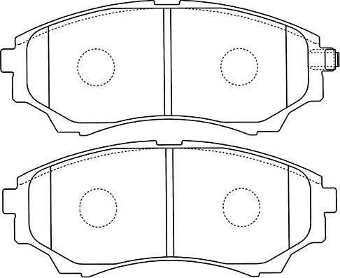 Kavo Parts BP-4570 - Тормозные колодки, дисковые, комплект unicars.by