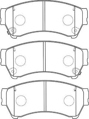 Kavo Parts BP-4572 - Тормозные колодки, дисковые, комплект unicars.by