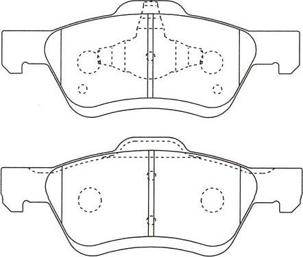 Kavo Parts BP-4577 - Тормозные колодки, дисковые, комплект unicars.by