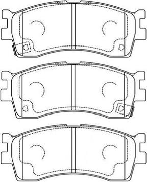 Kavo Parts BP-4007 - Тормозные колодки, дисковые, комплект unicars.by