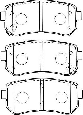 Kavo Parts BP-4018 - Тормозные колодки, дисковые, комплект unicars.by