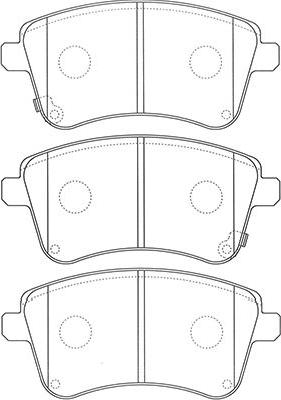 Kavo Parts BP-4025 - Тормозные колодки, дисковые, комплект unicars.by