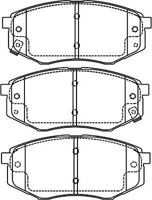 Kavo Parts BP-4027 - Тормозные колодки, дисковые, комплект unicars.by