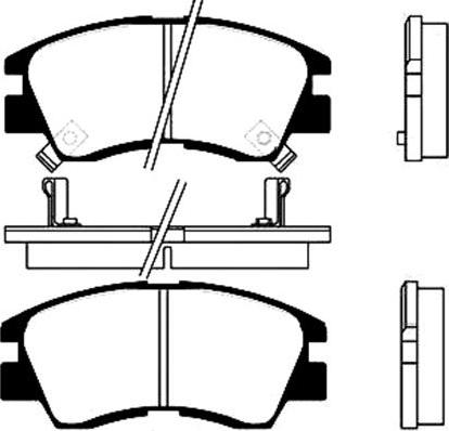 Kavo Parts BP-5506 - Тормозные колодки, дисковые, комплект unicars.by