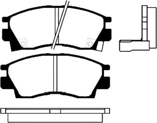 Textar 21745 170 0 5 - Тормозные колодки, дисковые, комплект unicars.by