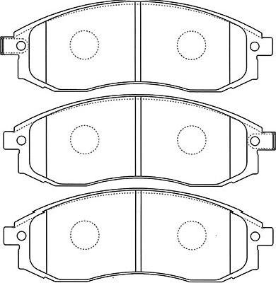 Kavo Parts BP-5535 - Тормозные колодки, дисковые, комплект unicars.by