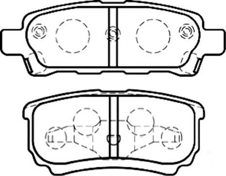 Kavo Parts BP-5538 - Тормозные колодки, дисковые, комплект unicars.by