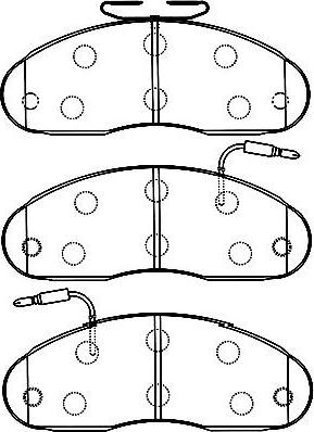 Kavo Parts BP-6598 - Тормозные колодки, дисковые, комплект unicars.by