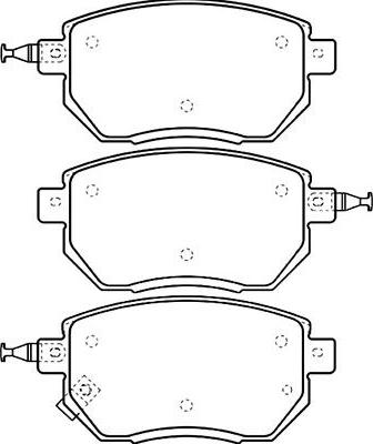 Kavo Parts BP-6593 - Тормозные колодки, дисковые, комплект unicars.by