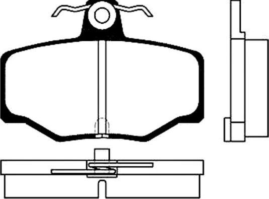 Kavo Parts BP-6547 - Тормозные колодки, дисковые, комплект unicars.by